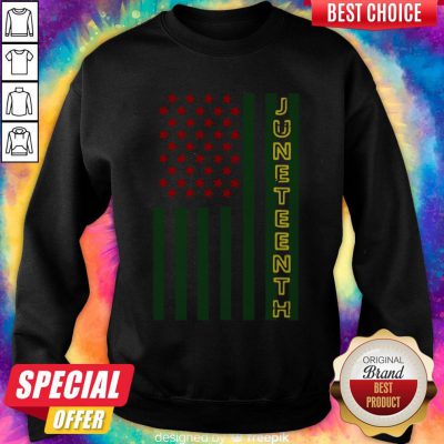 Official Juneteenth Flag Sweatshirt