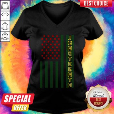 Official Juneteenth Flag V-neck