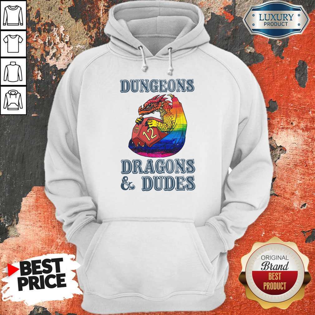 Top LGBT Dungeons Dragons And Dudes Hoodie Top LGBT Dungeons Dragons And Dudes Hoodie