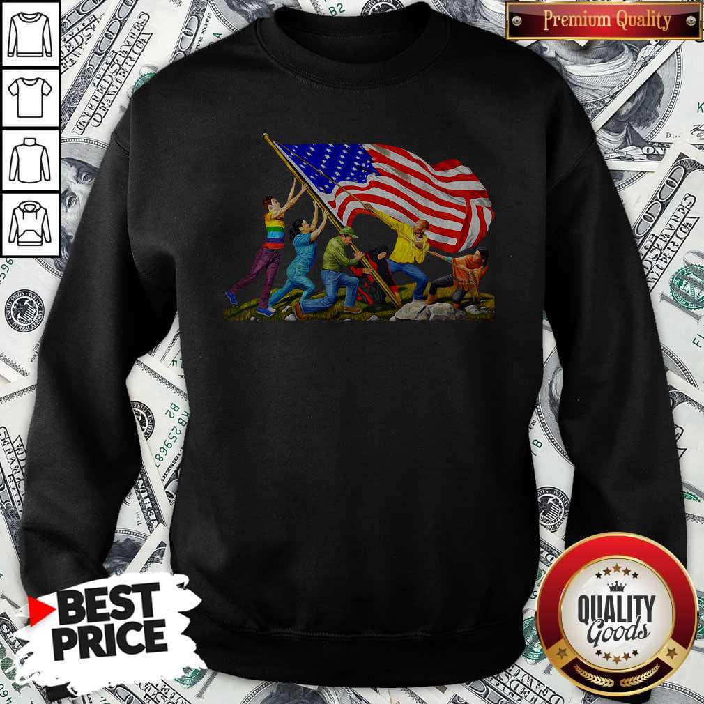 Awesome America The Melting Pot Sweatshirt Awesome America The Melting Pot Sweatshirt