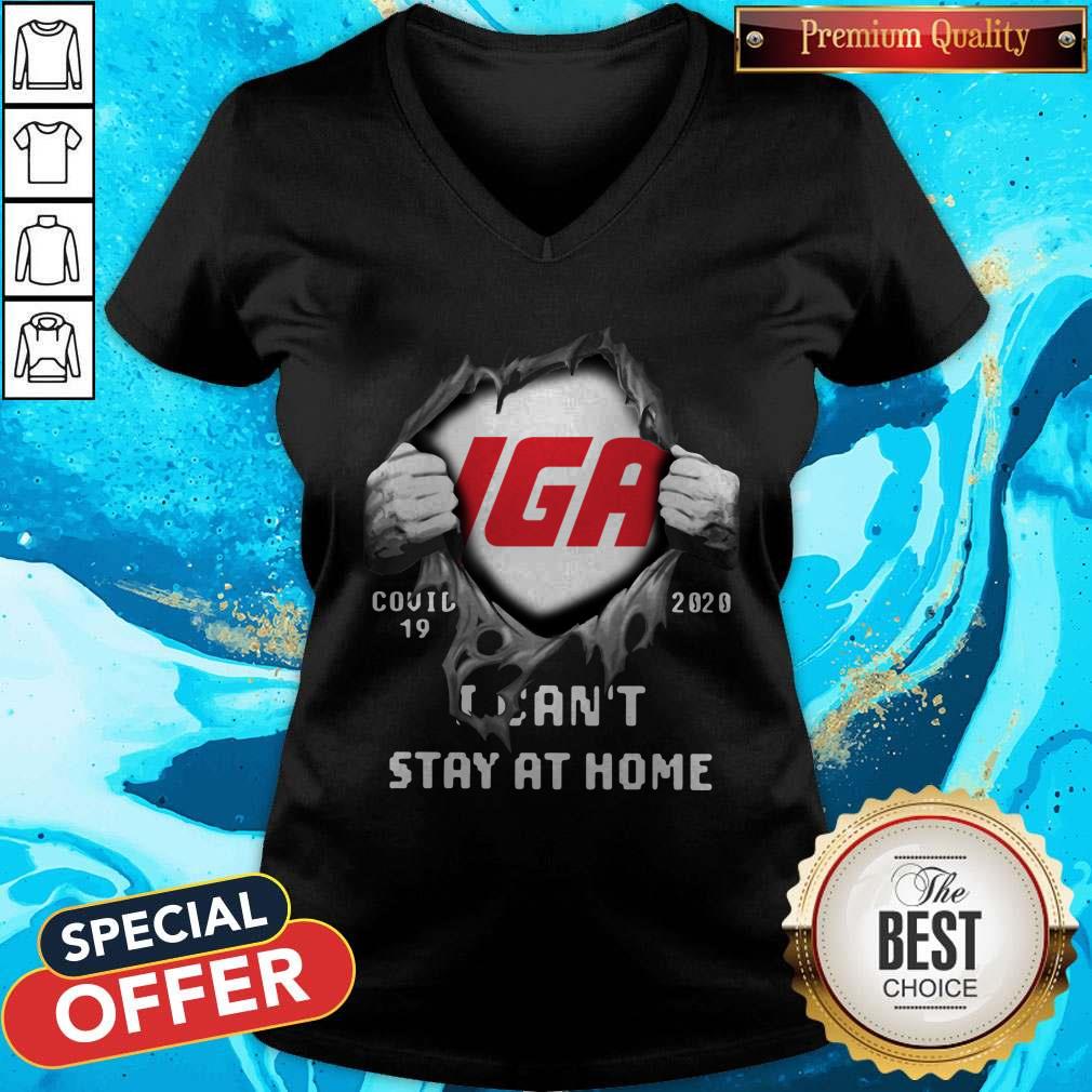 Awesome Blood Inside Me IGA Covid-19 2020 I Can’t Stay At Home Shirt - Image 2