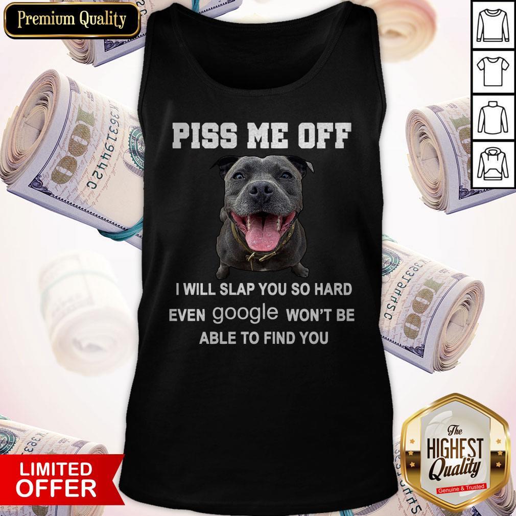 Official Pitbull Piss Me Off Classic Tank Top Official Pitbull Piss Me Off Classic Tank Top