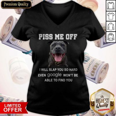 Official Pitbull Piss Me Off Classic V-neck