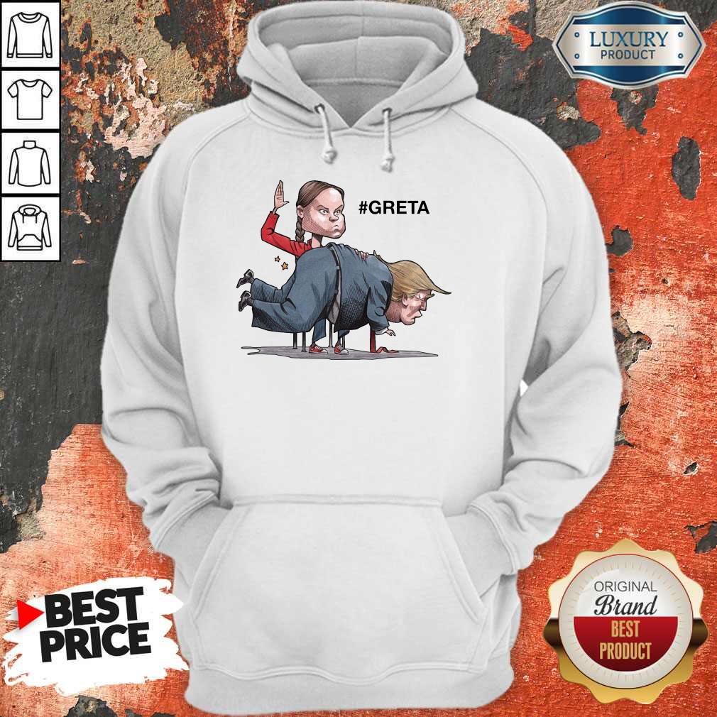 Original Donald Trump #Greta The Adult In The Room Shirt - Image 2