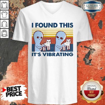 Perfect I Found This It’s Vibrating Vintage V-neck