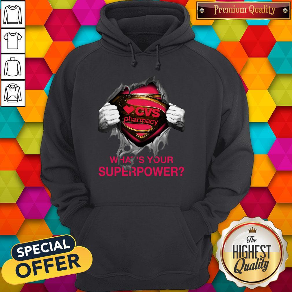 Top Blood Inside Me CVS Pharmacy What’s Your Superpower Shirt - Image 2
