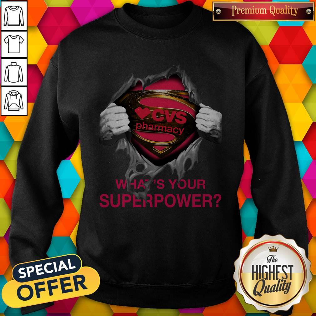 Top Blood Inside Me CVS Pharmacy What’s Your Superpower Shirt - Image 5