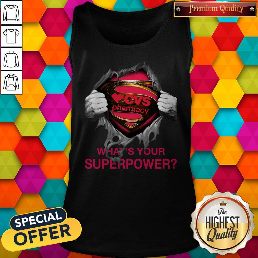 Top Blood Inside Me CVS Pharmacy What’s Your Superpower Shirt - Image 4