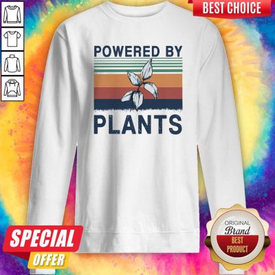 Top Powered By Plants Vintage Sweatshirt