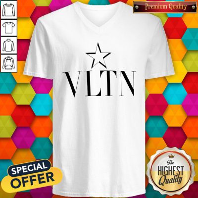 Top Valentino Vltnstar Black V-neck