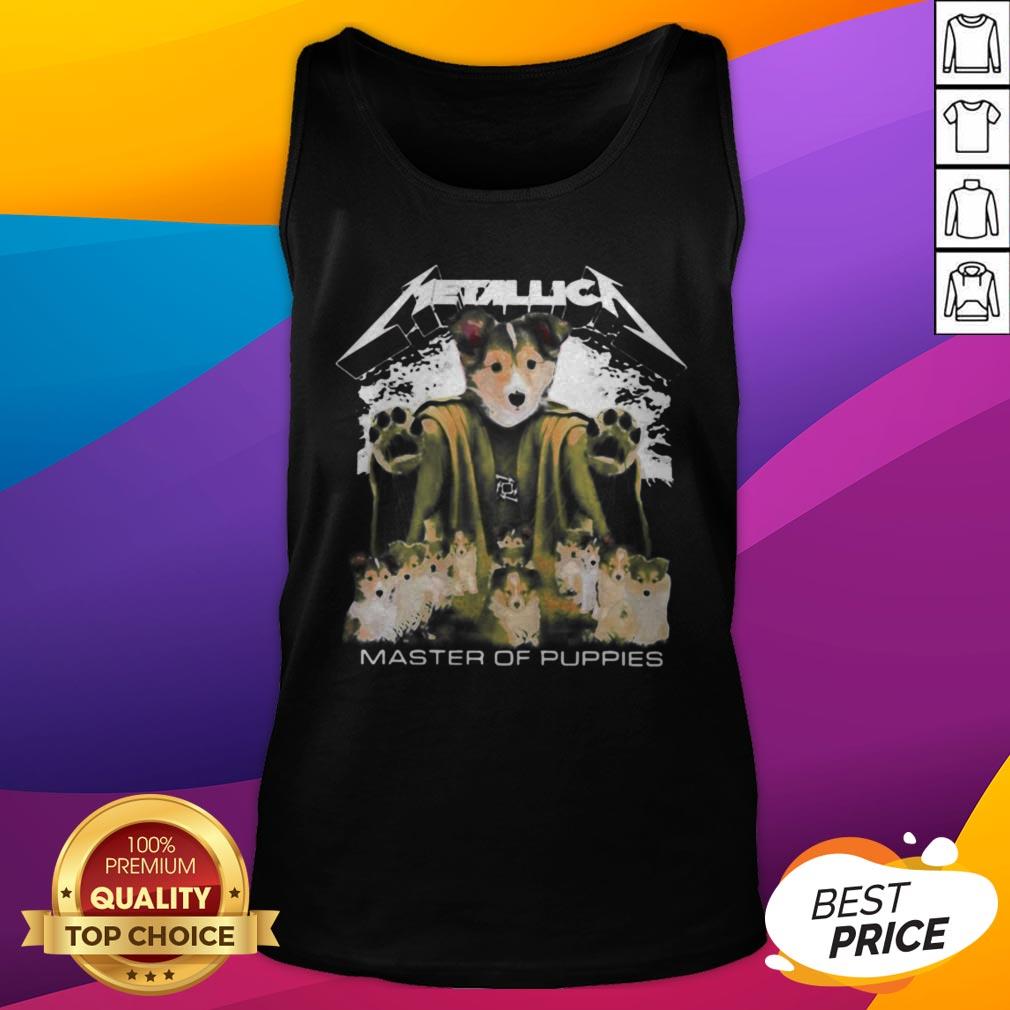 Awesome Labrador Husky Metallica Master Of Puppies Shirt - Image 5