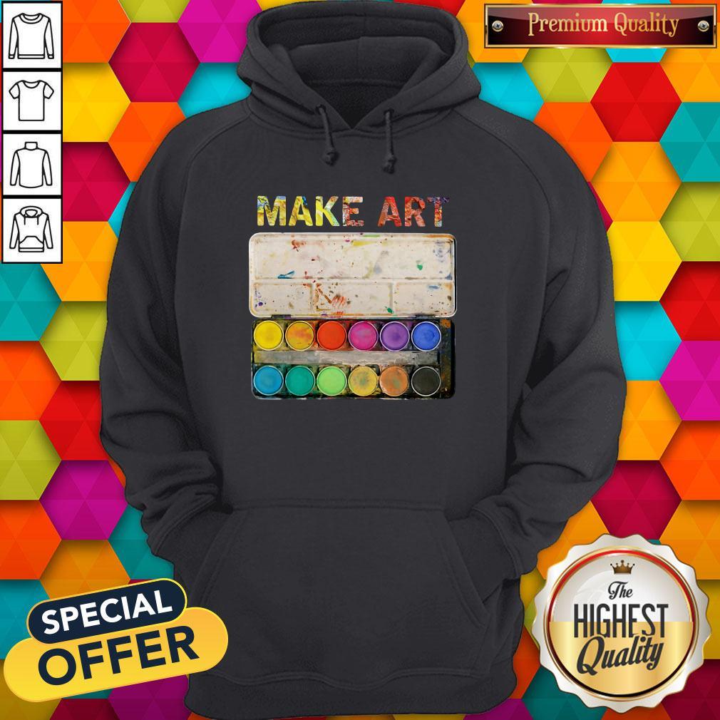 Awesome Make Art Artist Painting Shirt - Image 3