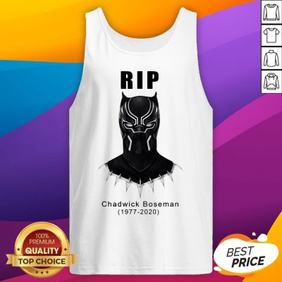 Alternative view of Awesome Rip Black Panther Chadwick Boseman Marvel Shirt