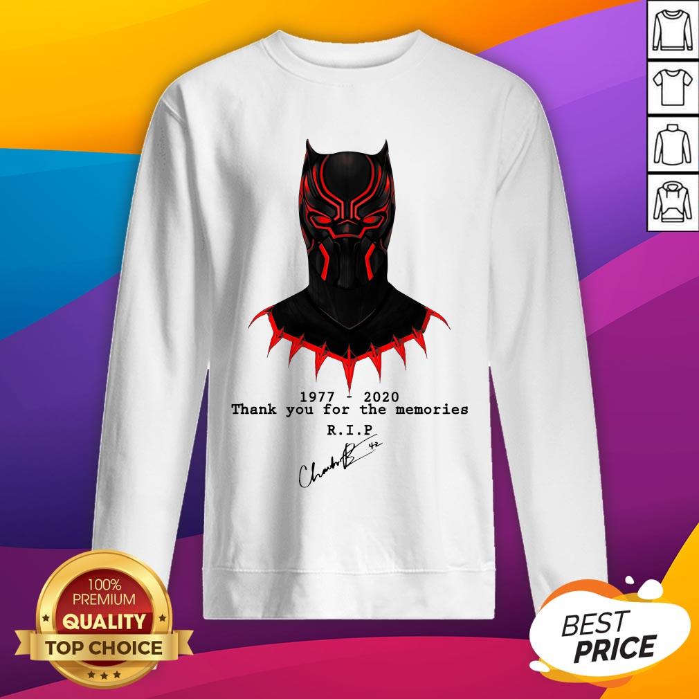 Black Panther Thank You For The Memories Signature Shirt - Image 3