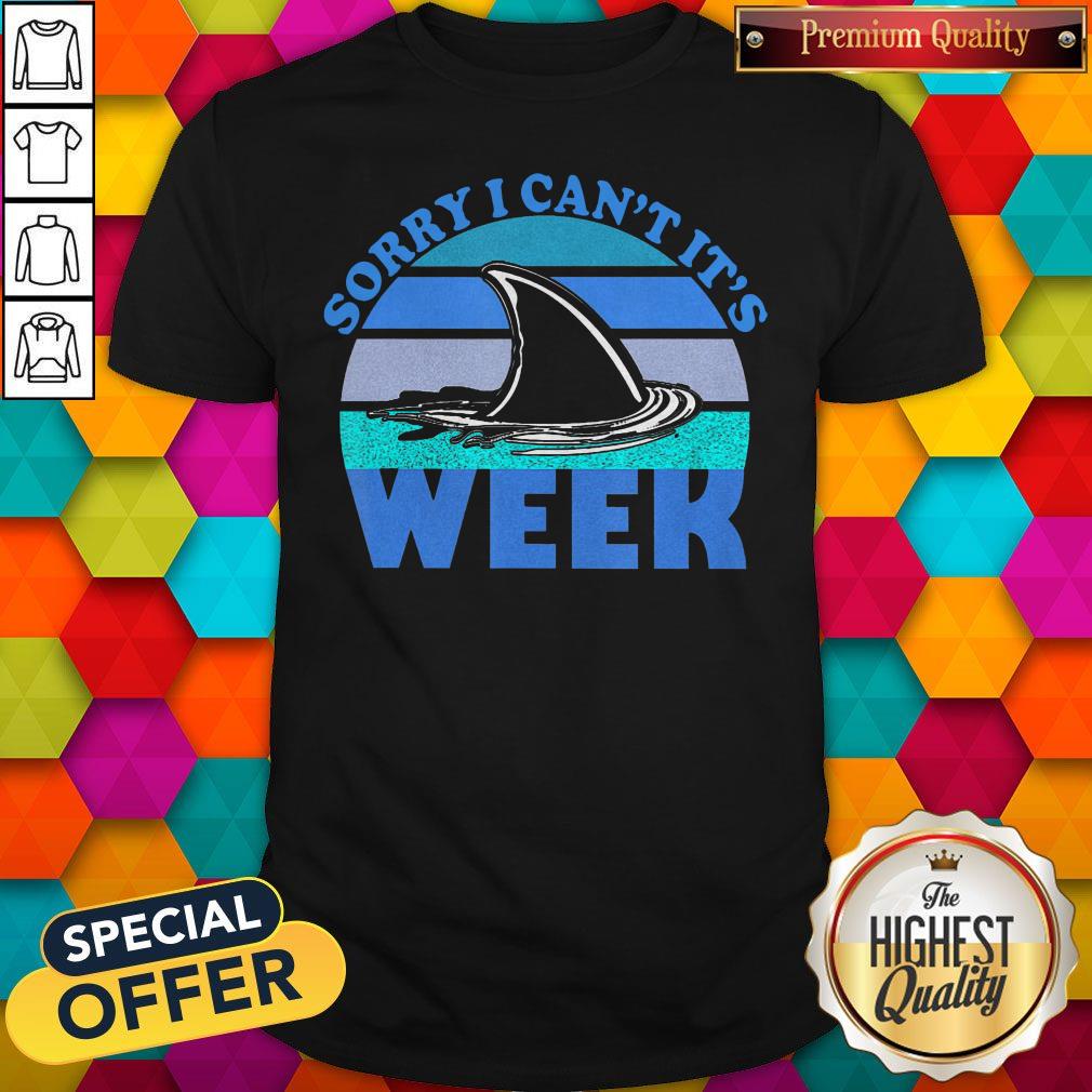 Funny Sorry I Can’t it’s Week 2020 Shark Classic T-Shirt