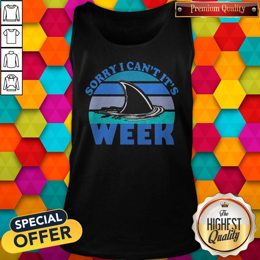 Funny Sorry I Can’t it’s Week 2020 Shark Classic T-Shirt - Image 5