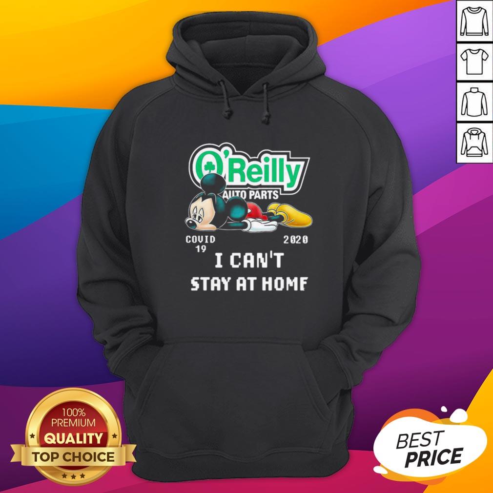 Mickey Mouse O’reilly Auto Parts Covid 19 2020 I Can Stay At Home Shirt - Image 3