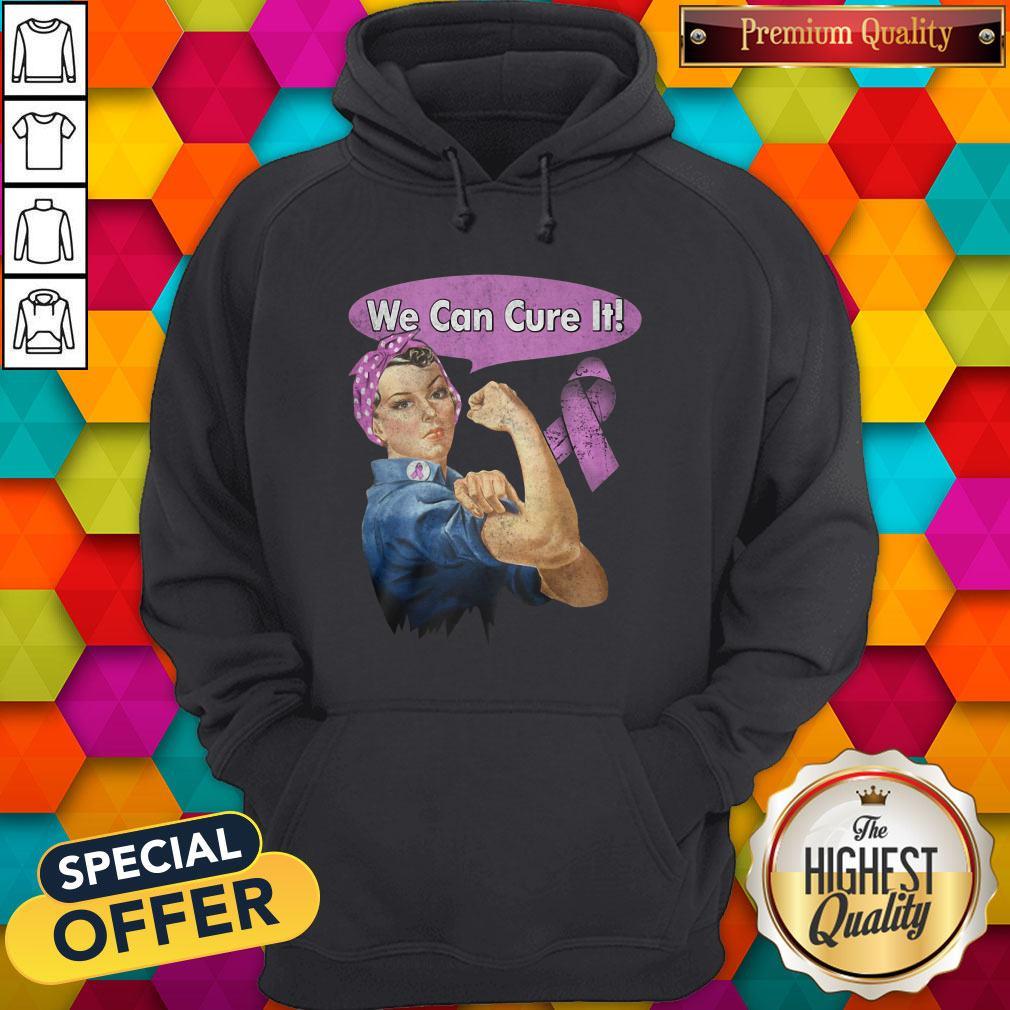 Nice We Can Cure It Strong Girl Breast Cancer Awareness Shirt - Image 3