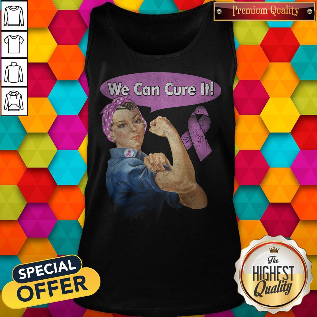Nice We Can Cure It Strong Girl Breast Cancer Awareness Shirt - Image 5