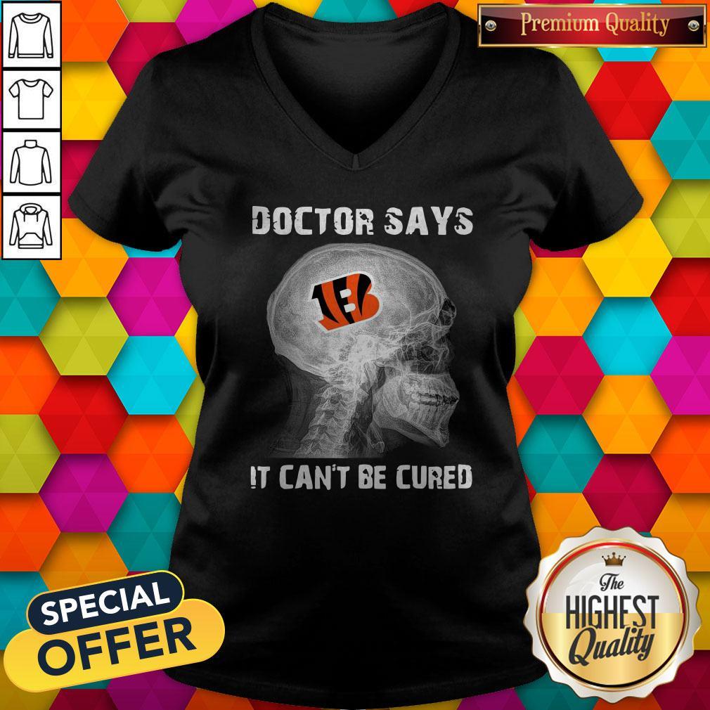 Official Cincinnati Bengals Doctor Says It Can’t Be Cured Shirt - Image 3