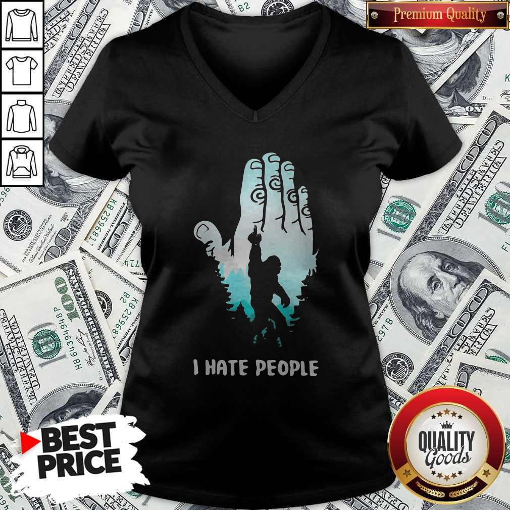 Original I Hate People Bigfoot Fu-K Shirt - Image 2