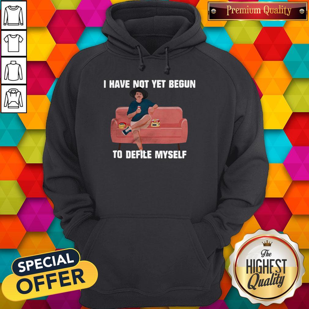 Premium Kevin Costner Drinking Beer I Have Not Yet Begun To Defile Myself Shirt - Image 3