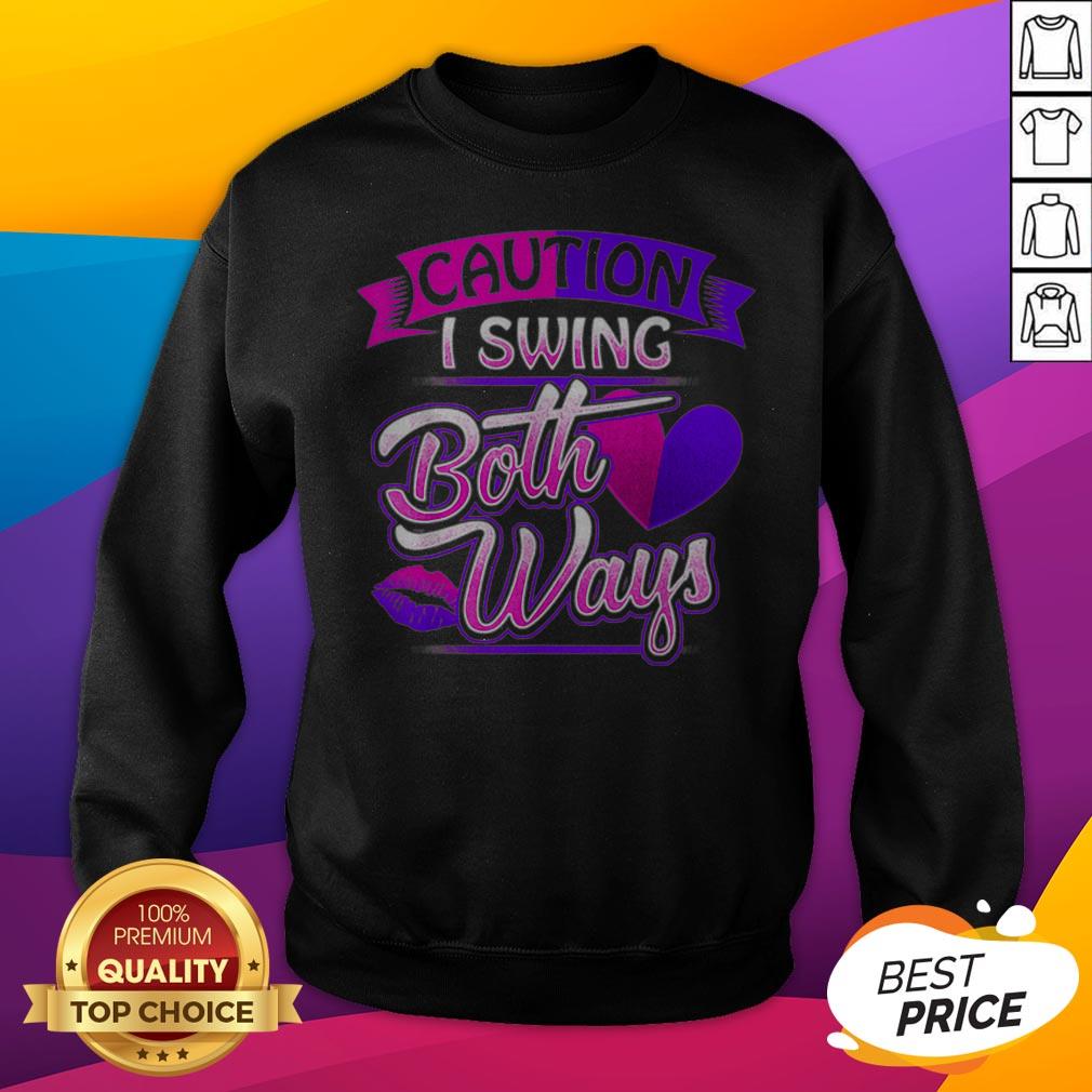 Bisexual Pride Bi LGBT I Swing Both Ways LGBTQ Shirt - Image 2