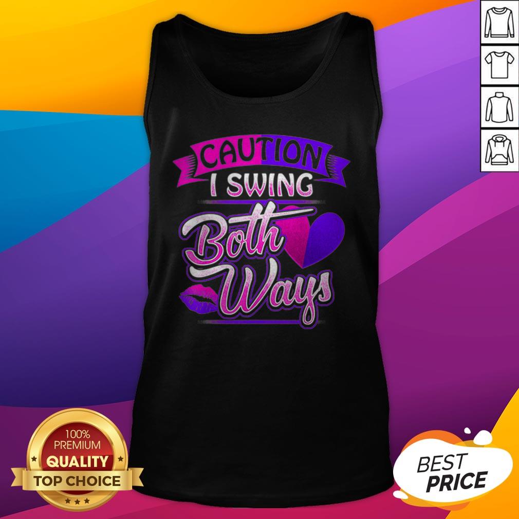 Bisexual Pride Bi LGBT I Swing Both Ways LGBTQ Shirt - Image 5