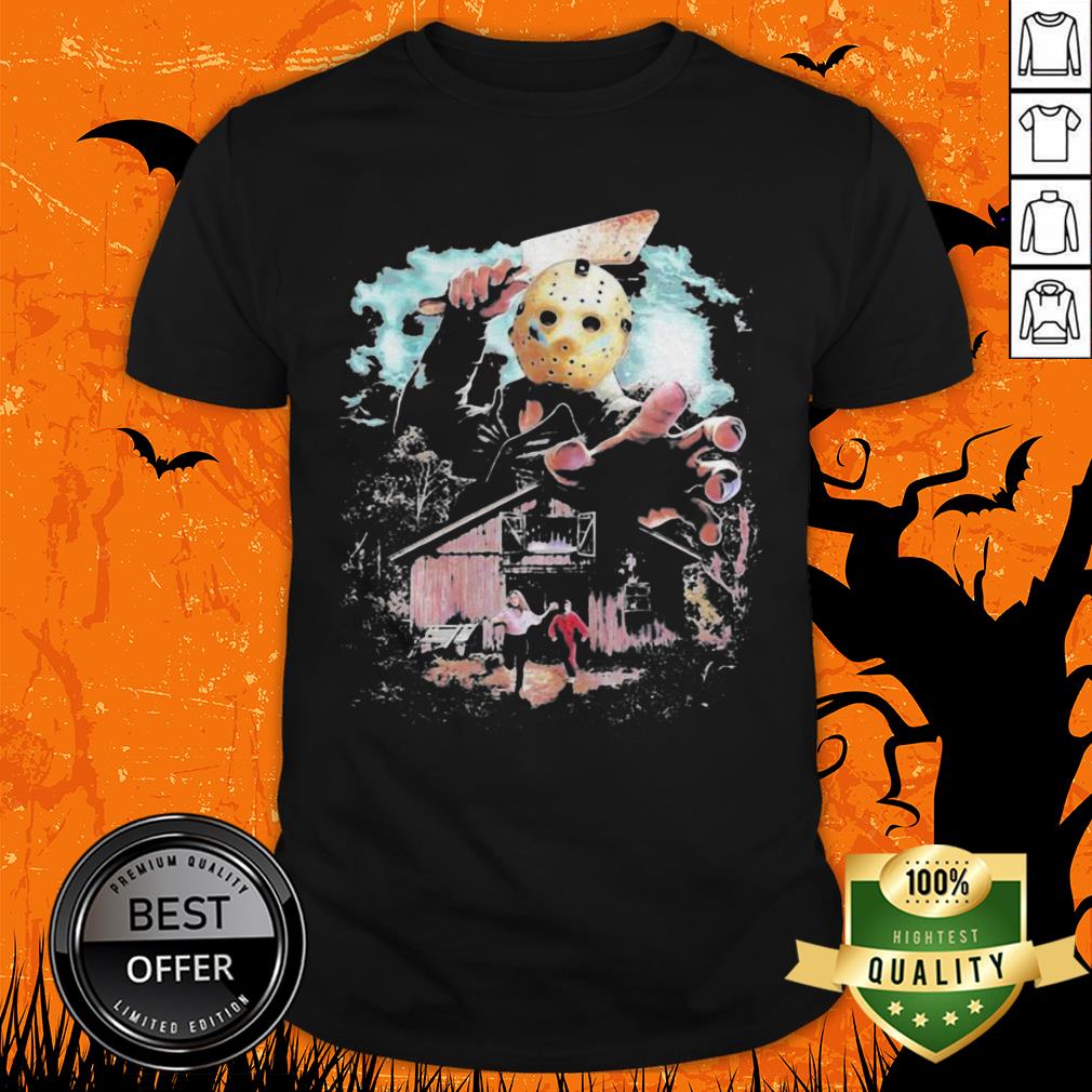 Good Halloween Jason Voorhees Holding Knife Shirt