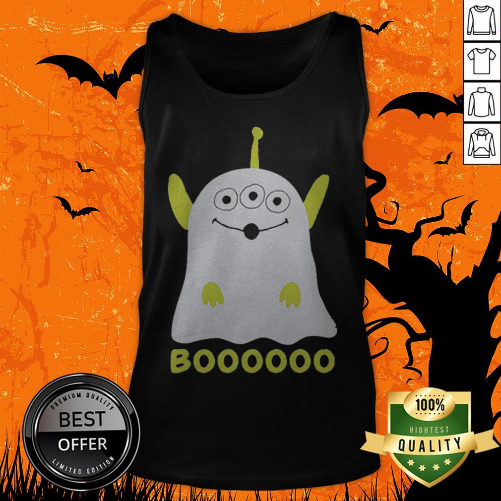 Halloween Toy Story Alien BOOO Ghost T-Shirt - Image 2