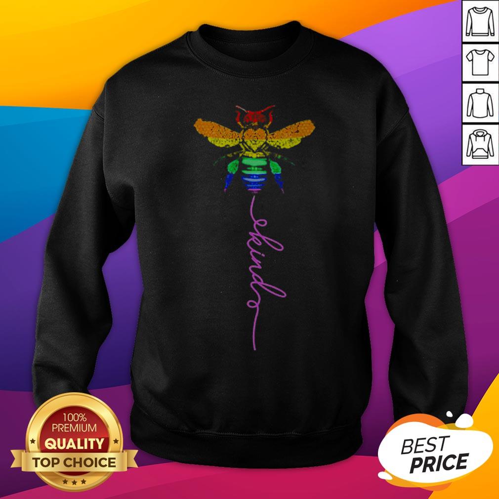 Nice Bee Kind LGBT Shirt - Image 2