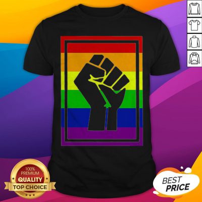 Premium Black Live Matter LGBT Strong Hand Shirt