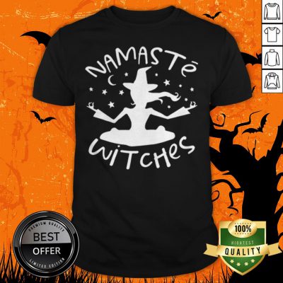 Pretty Halloween Namaste Witches T-Shirt