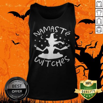 Alternative view of Pretty Halloween Namaste Witches T-Shirt