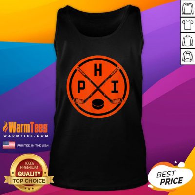 Official Philadelphia Ice Hockey Sticks Philly PHI Flyer Vintage Tank Top - Design By Warmtees.com
