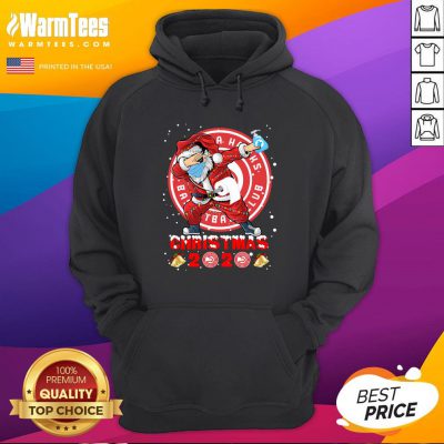Pretty Atlanta Hawks Funny Santa Claus Dabbing Christmas 2020 Hoodie - Design By Warmtees.com