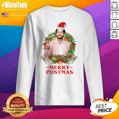 Wonderful Post Malone Santa Merry Postmas Sweater Sweatshirt - Design By Warmtees.com