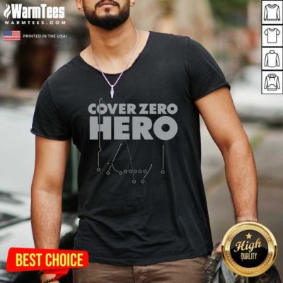 Cover Zero Hero Las Vegas Football V-neck - Design By Warmtees.com