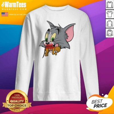 Tom Finally Catches Jerry SweatShirt - Design By Warmtees.com