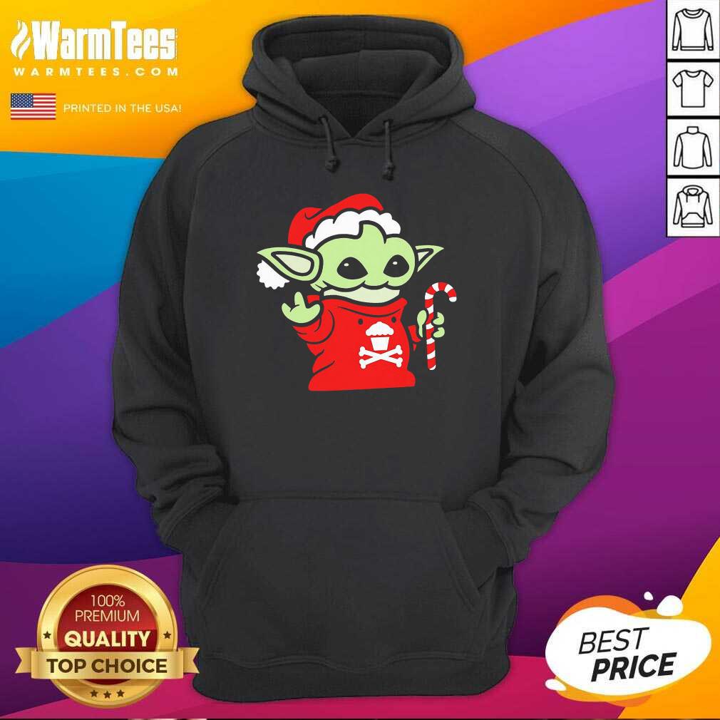 Santa Baby Yoda Christmas Hoodie - Design By Warmtees.com Santa Baby Yoda Christmas Hoodie - Design By Warmtees.com