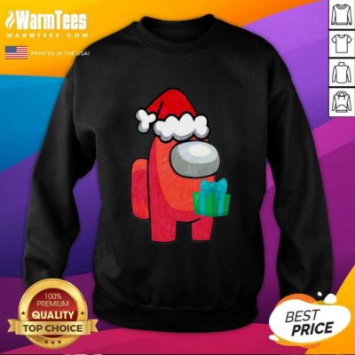Among Us Hat Santa Merry Christmas 2020 SweatShirt - Design By Warmtees.com