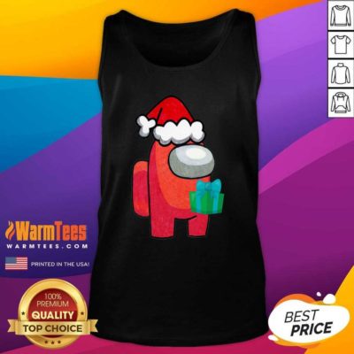 Among Us Hat Santa Merry Christmas 2020 Tank Top - Design By Warmtees.com