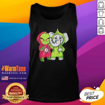 Baby Grinch Baby Elephant Peace Alabama Crimson Tide Tank Top - Design By Warmtees.com