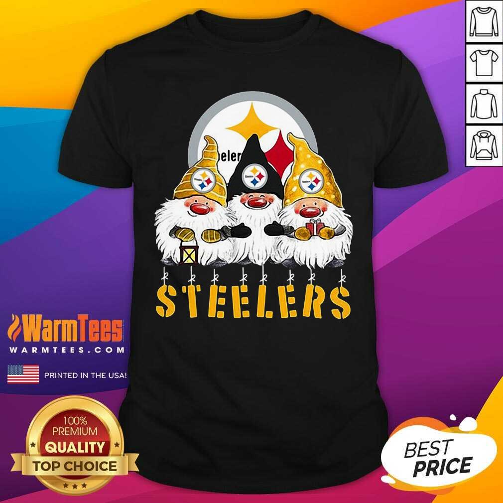 Gnomes Pittsburgh Steelers Christmas Shirt - Design By Warmtees.com