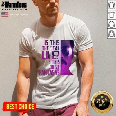 Is This The Real Life Is This Just Fantasy V-neck - Design By Warmtees.com