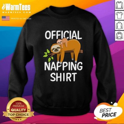 Napping Sloth Pyjamas SweatShirt - Design By Warmtees.com