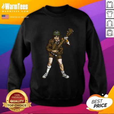 AC DC Collectible Handpicked 2017 FiGPiN Angus Young High Voltage Figure Pin SweatShirt - Design By Warmtees.com