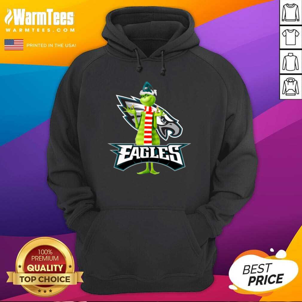 Grinch Philadelphia Eagles Christmas Hoodie - Design By Warmtees.com Grinch Philadelphia Eagles Christmas Hoodie - Design By Warmtees.com