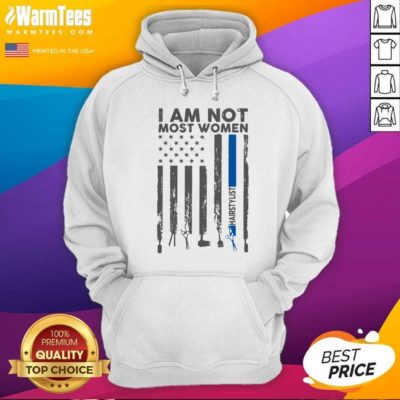 I Am Not Most Women Hairstylist American Flag Hoodie - Design By Warmtees.com