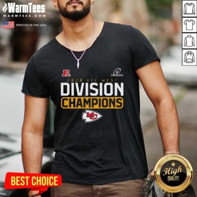 Kansas City Chiefs Division Champions Playoffs V-neck - Design By Warmtees.com